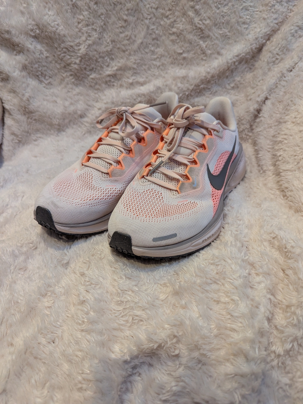 Nike Women's Pink and Gray Running Shoes